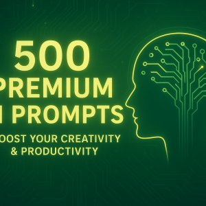 500 premium ai prompts for everyday success (chatgpt + gemini ready)